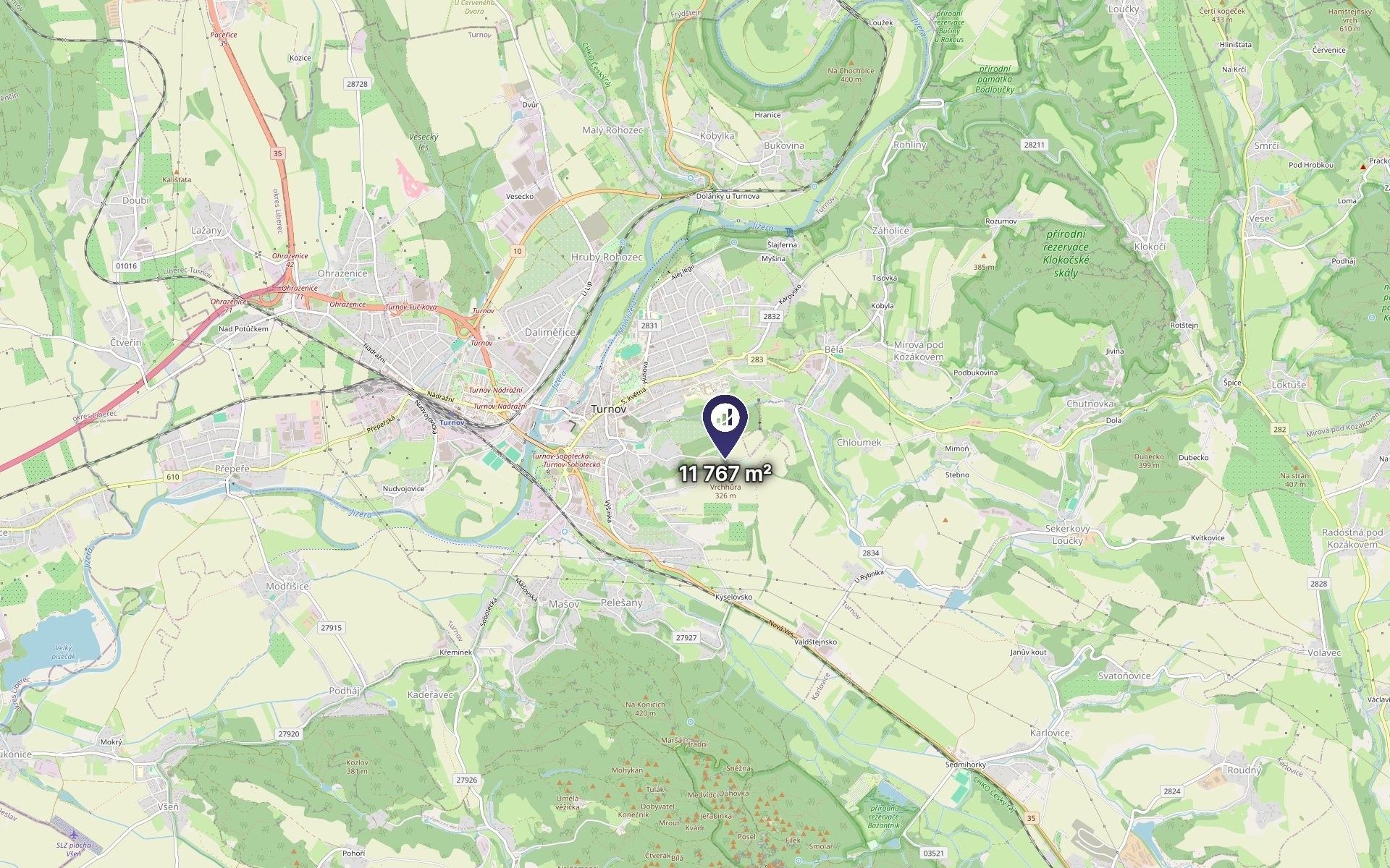 Zemědělský pozemek · 11 767 m² · Turnov - 3