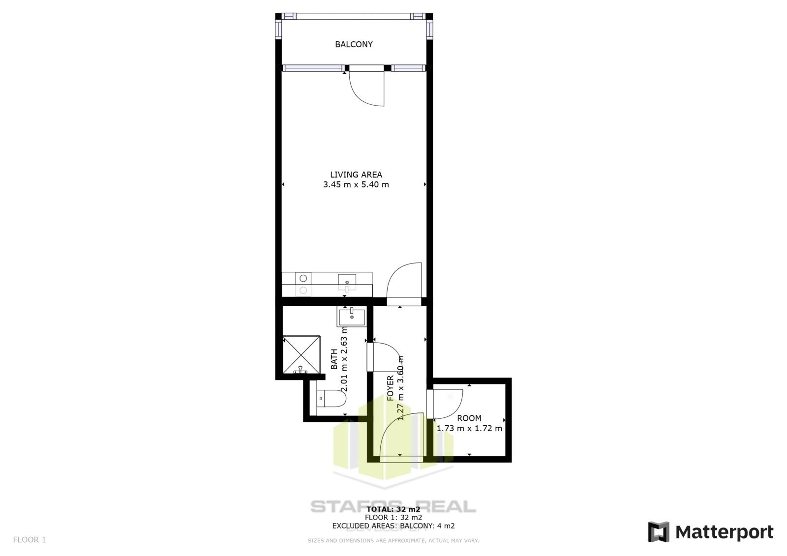 1+kk, Camilla Sitteho, Olomouc, 33 m²
