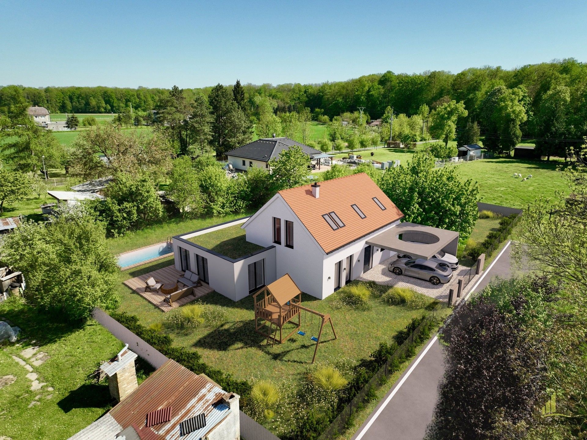 Pozemky pro bydlení, Tři Dvory, Litovel