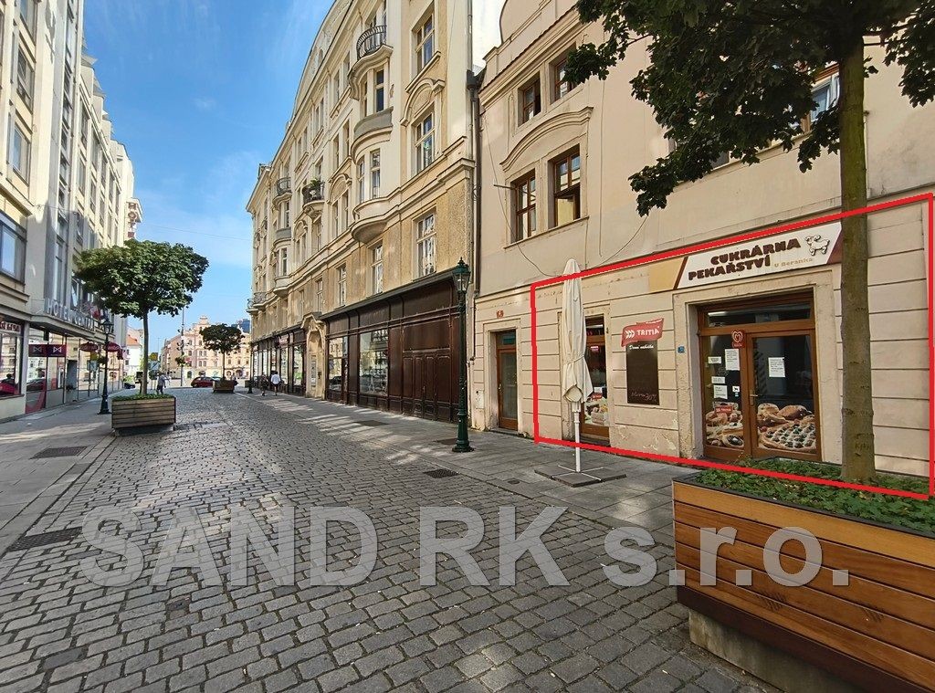 Obchodní prostory, Riegrova, Plzeň, 50 m² - 1