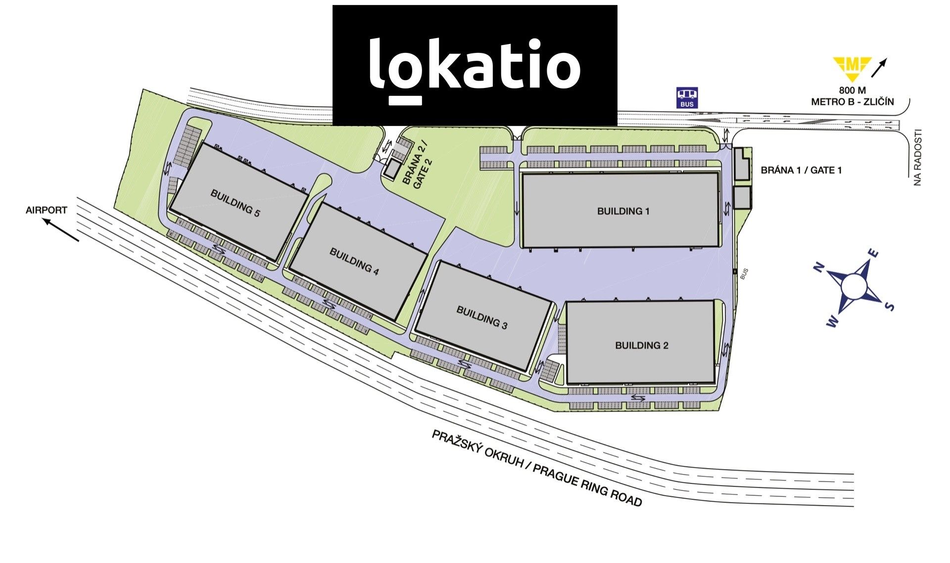 Sklad · 1 055 m² · Zličín, Praha - 4