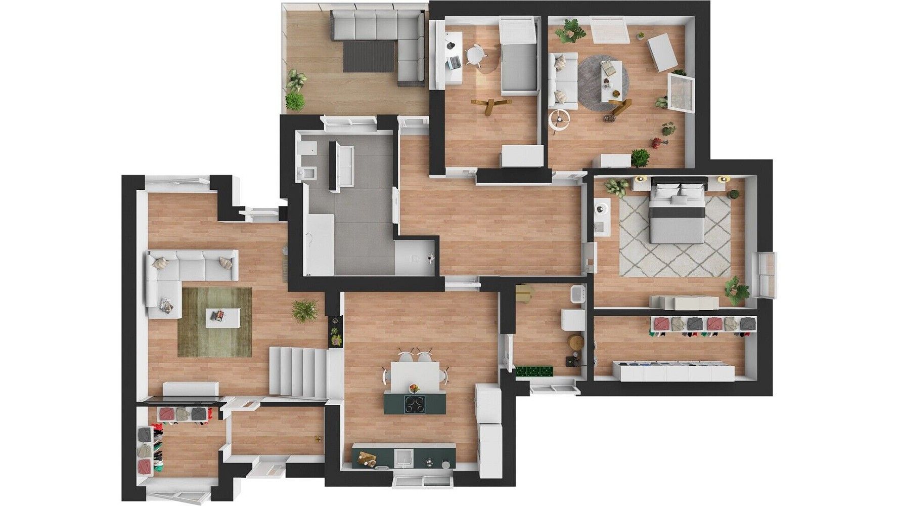Prodej byt 4+1 - Křivoklátská, Unhošť, okres Kladno, 147 m² - 5