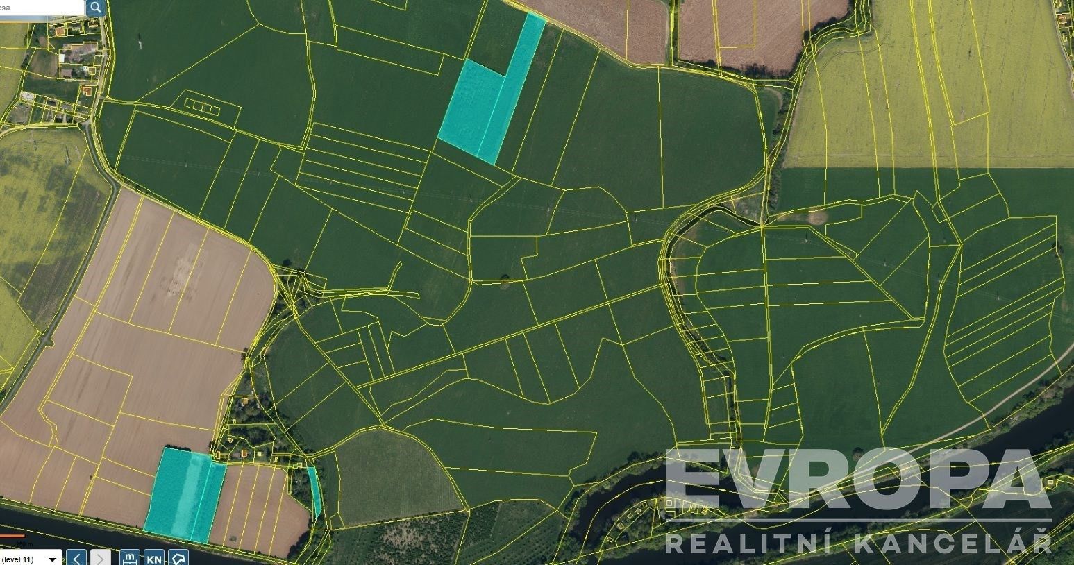 Zemědělské pozemky, Staré Hradiště