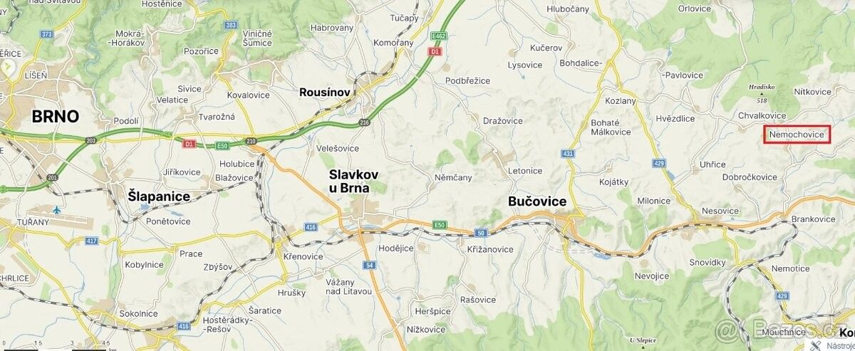 Pozemky pro bydlení, Brankovice, 683 33