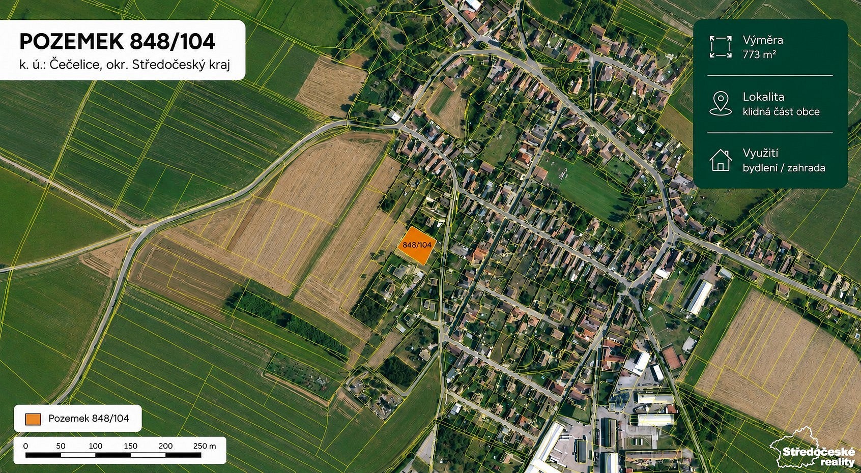 Pozemek pro bydlení · Čečelice, okres Mělník - 4