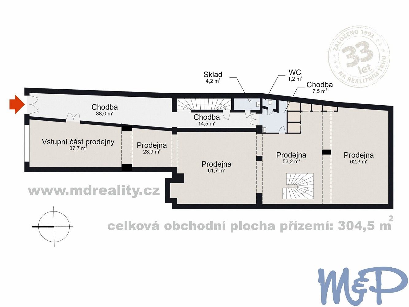 Výrobní prostory, Jihlava, Kraj Vysočina, 520 m² - 2