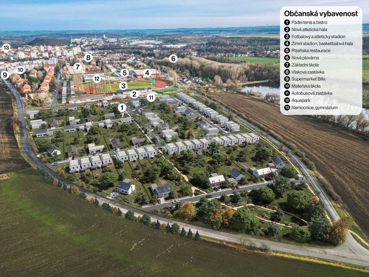 Prodej pozemek pro bydlení - Lacinova, Slaný, 817 m² - 2