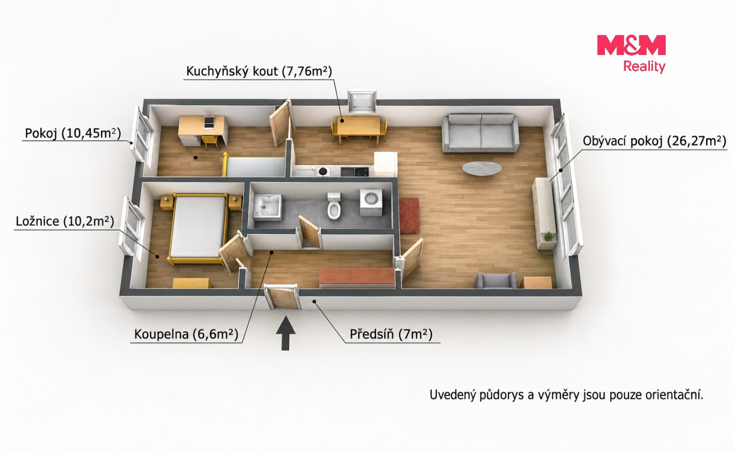 Byt 3+1 · 70 m² · Havlíčkova, Zdice - 4