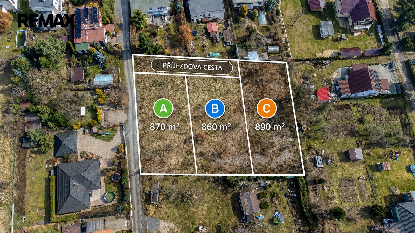 Pozemek pro bydlení, 860 m²