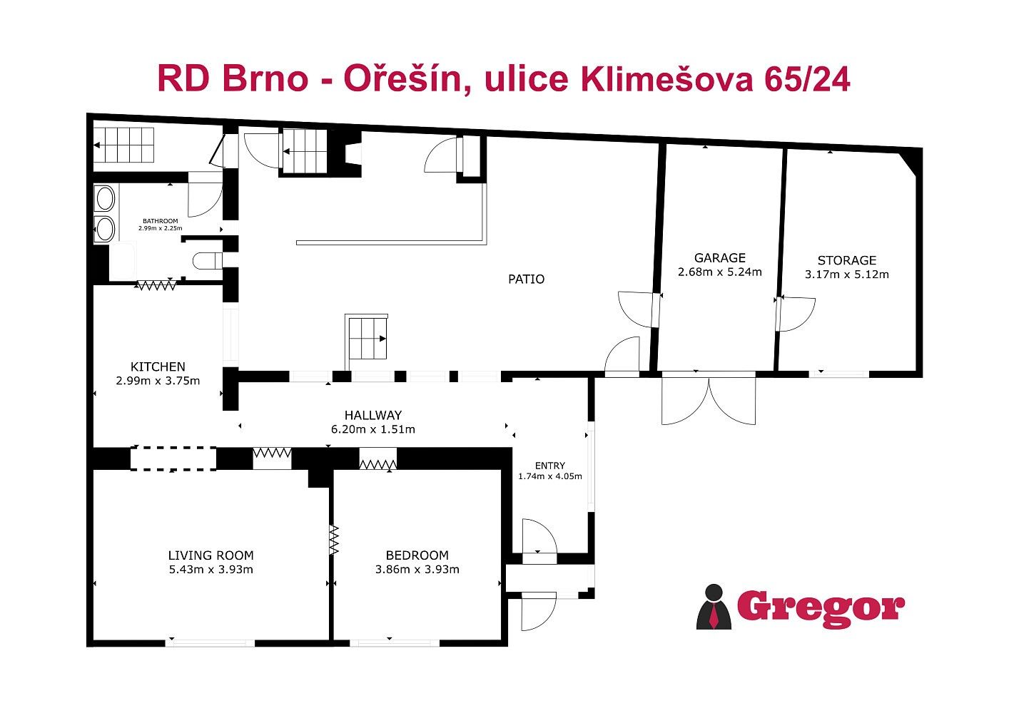Prodej rodinný dům - Brno - Ořešín, okres Brno-město, Jihomoravský kraj, 70 m² - 2