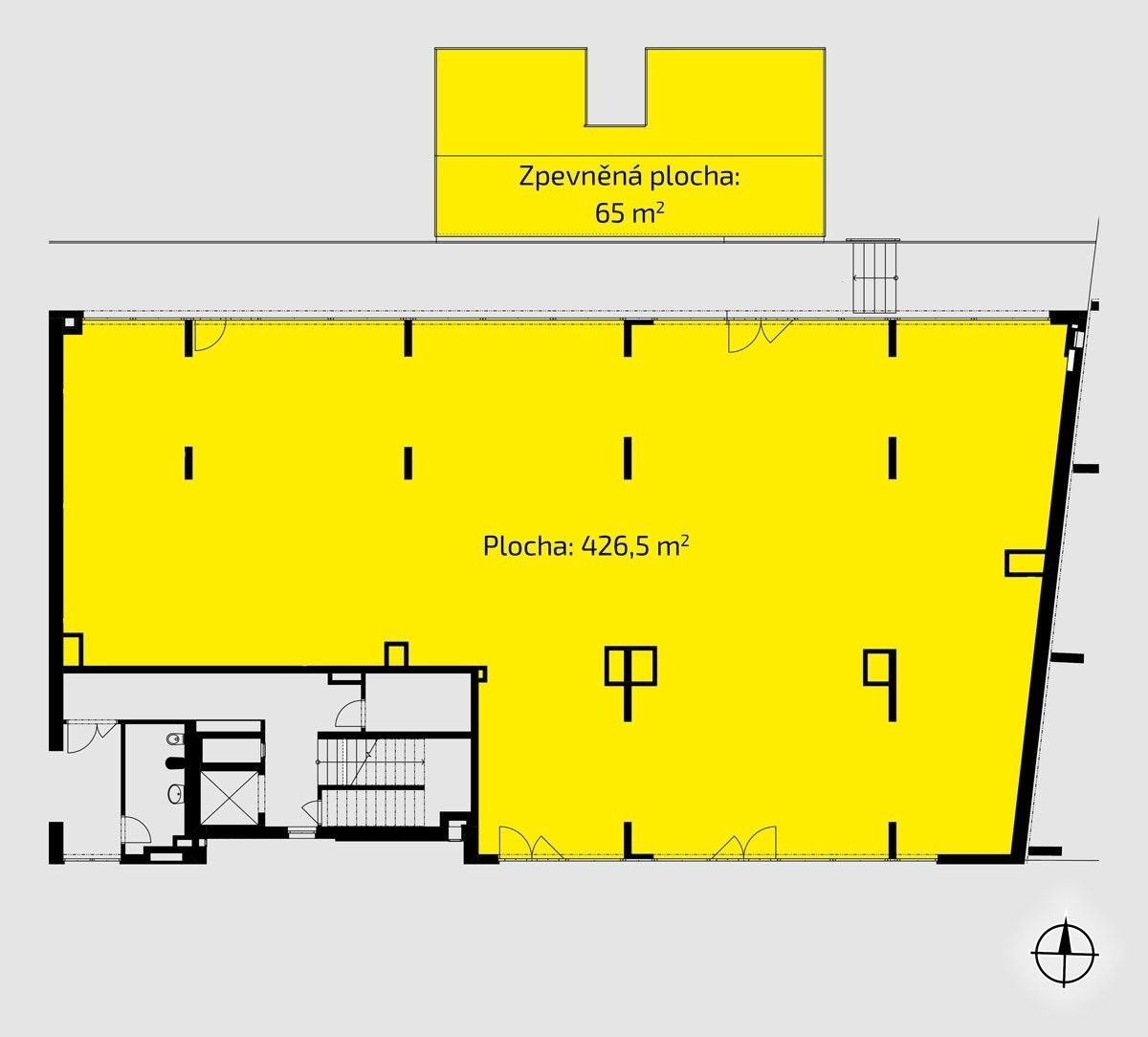 Prodej obchodní prostory - Poděbradská, Praha, 173 m²
