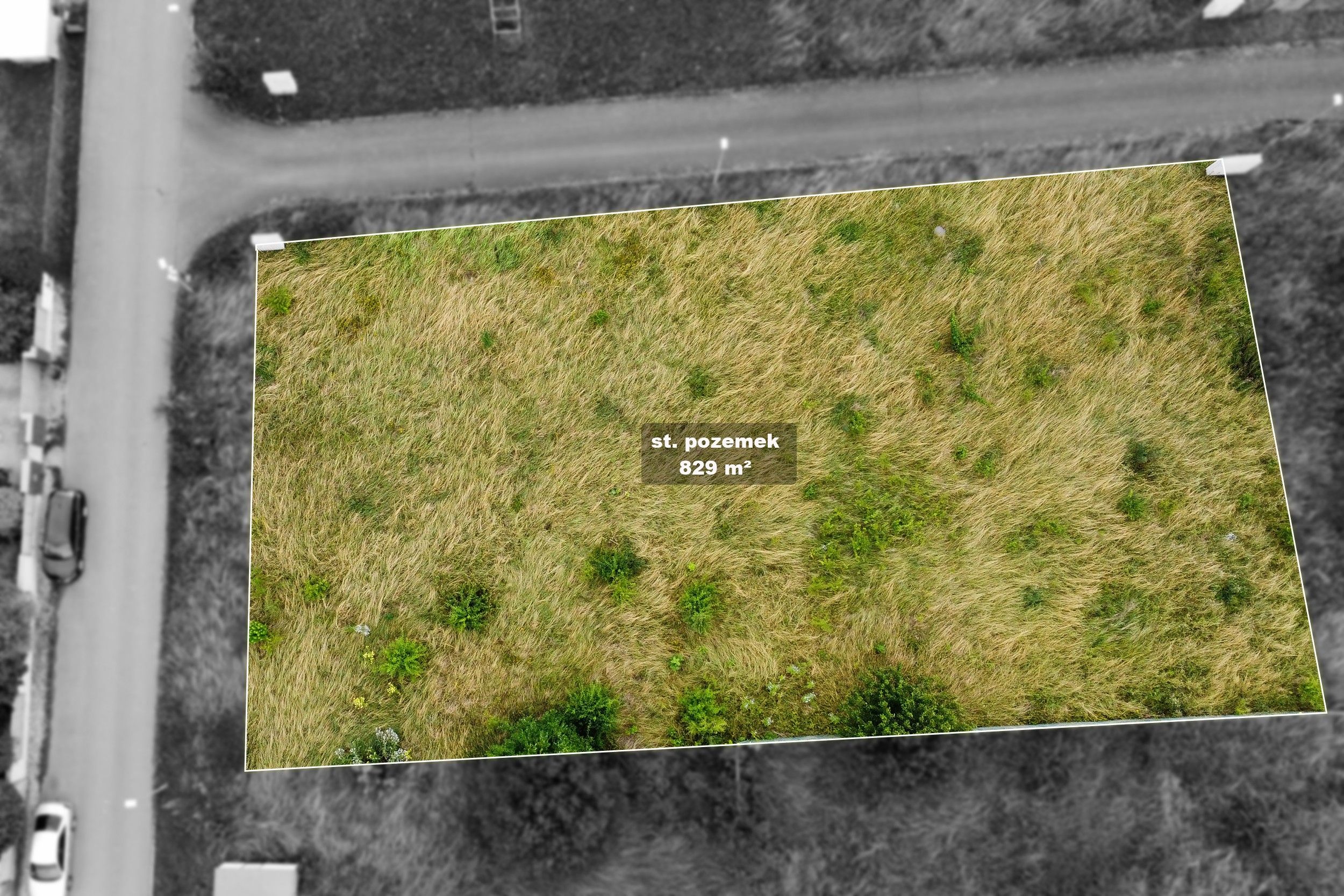Prodej zahrada - 50°9'38.385"N 14°26'1.894"E, 829 m² - 5