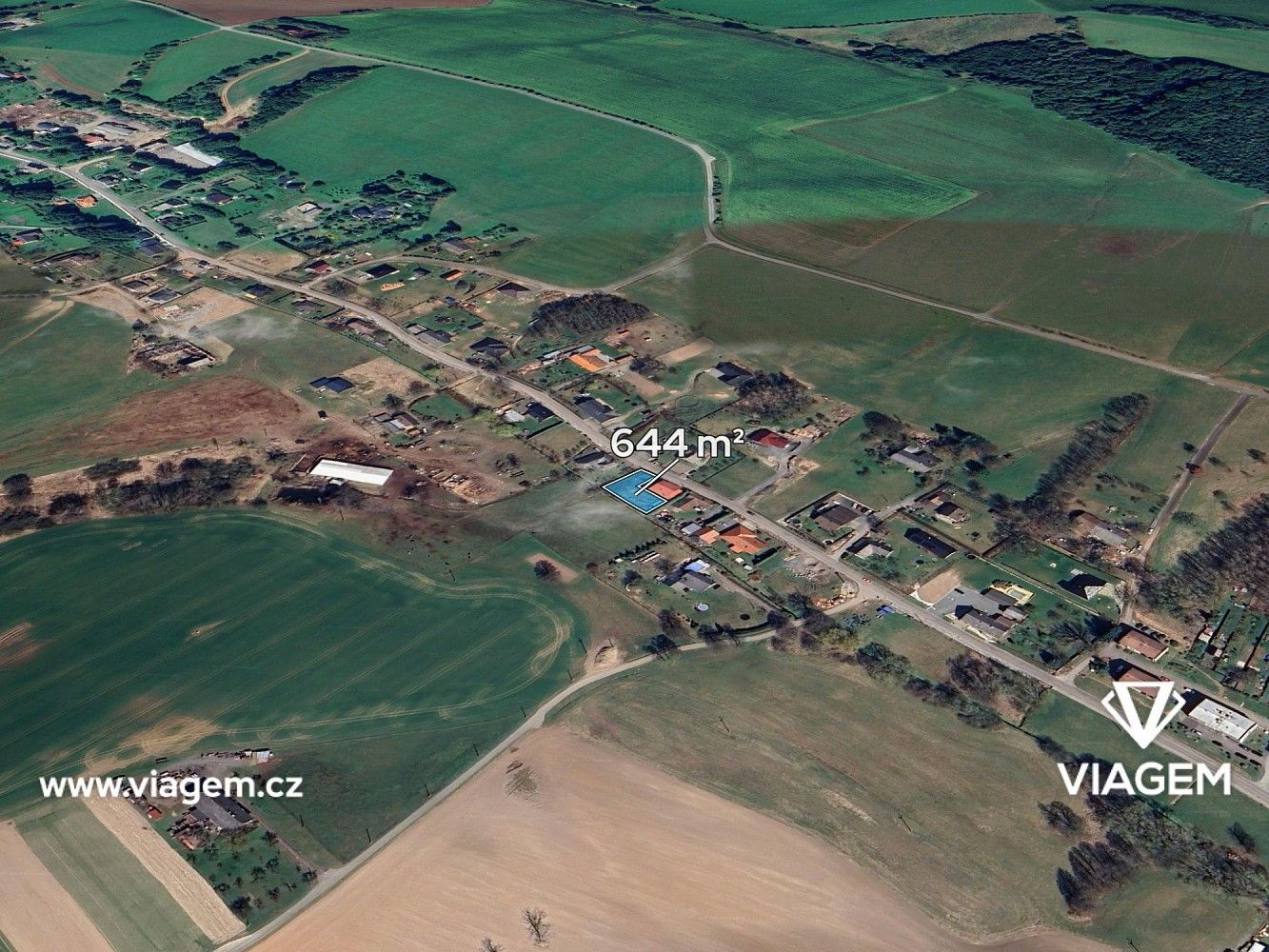 Pozemek pro bydlení, 644 m²