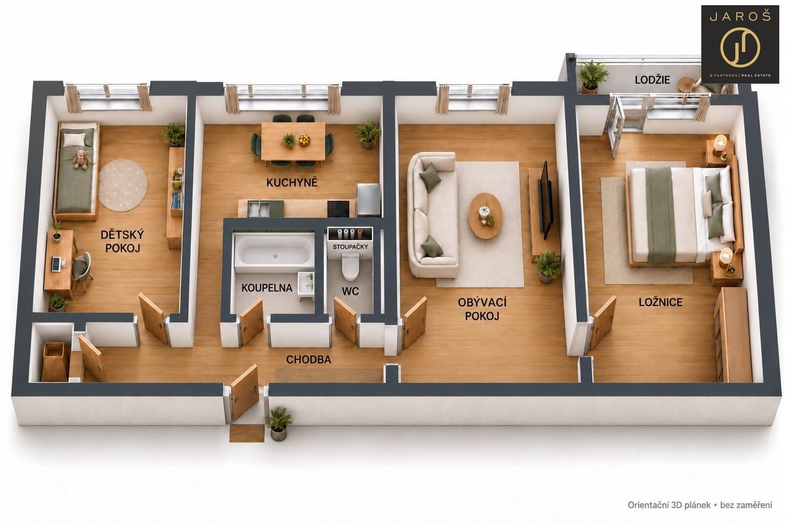 3+1, Jaroslava Foglara, Kladno Kročehlavy, 65 m² - 2