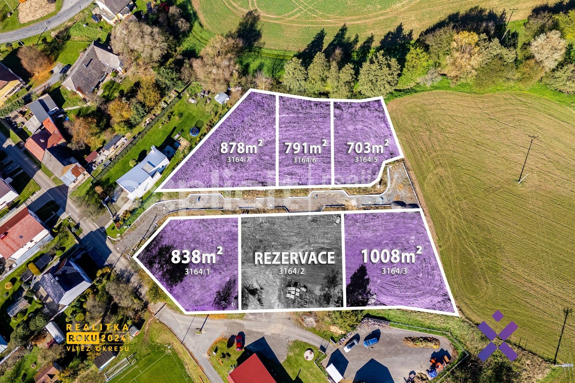 Pozemky pro bydlení, Lubná, 703 m²