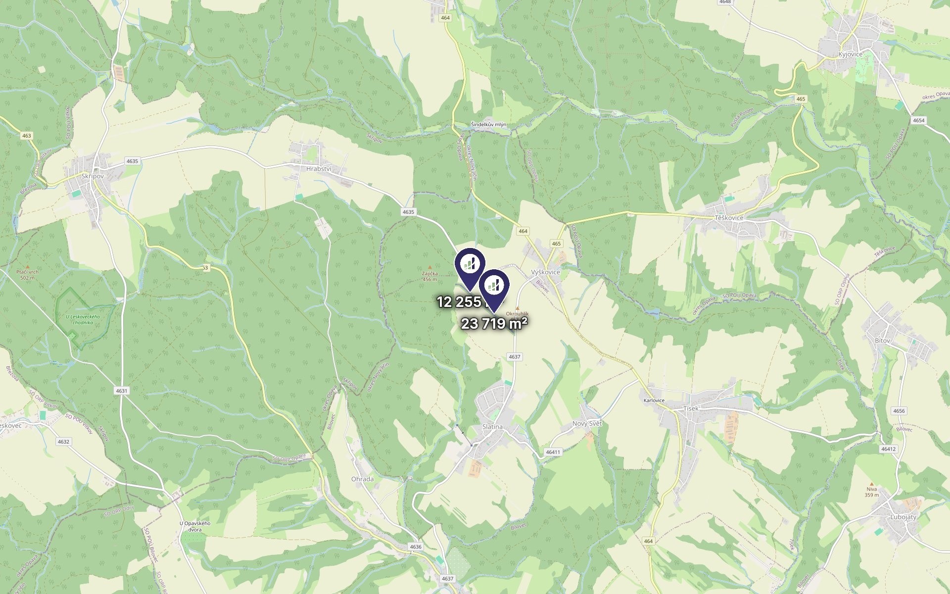 Zemědělský pozemek · 35 974 m² · Slatina - 3