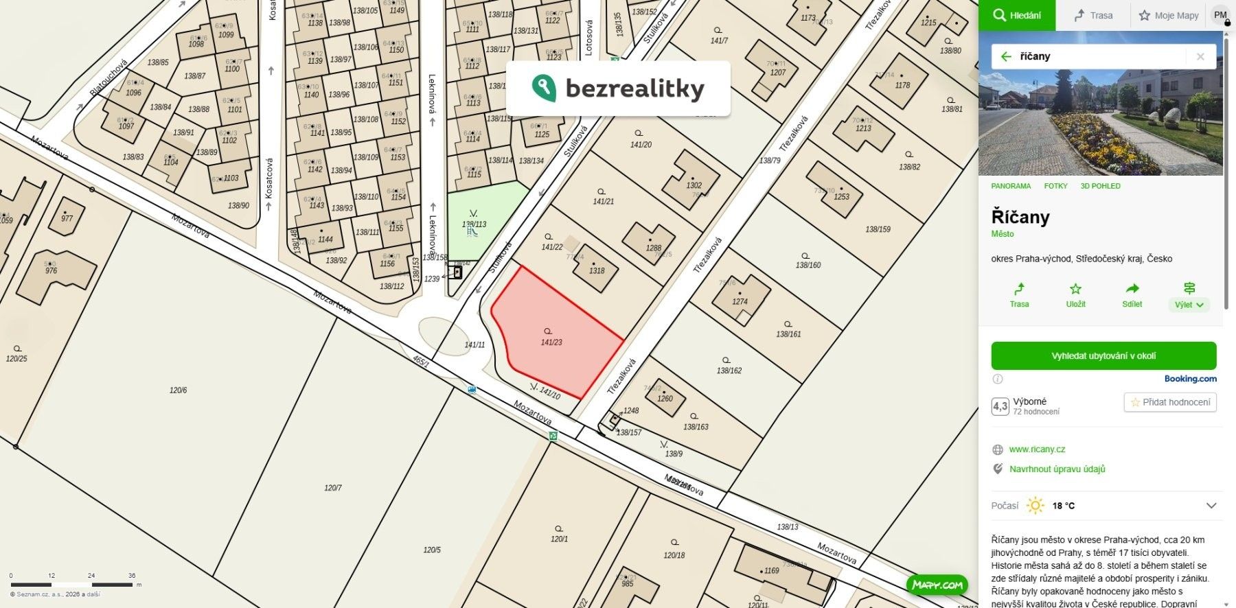 Pozemky pro bydlení, Třezalková , Říčany Radošovice - 2