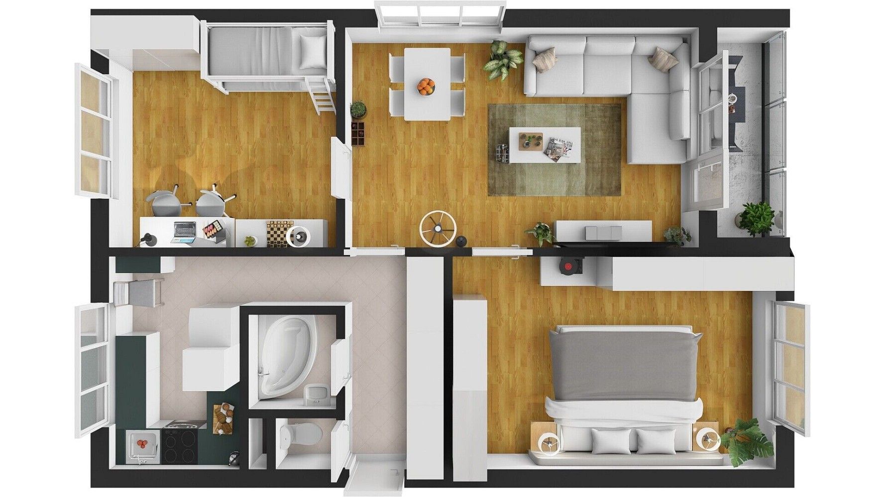 Prodej byt 3+1 - Mělník, Středočeský kraj, 73 m² - 5