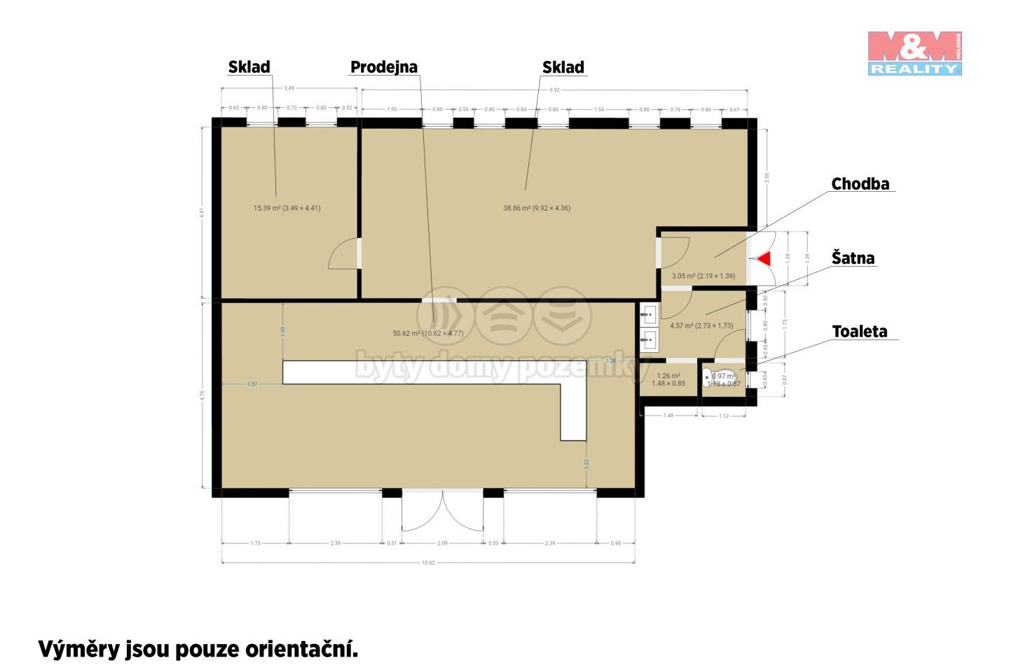 Pronájem obchodní prostory - Březí, Žinkovy, 115 m²