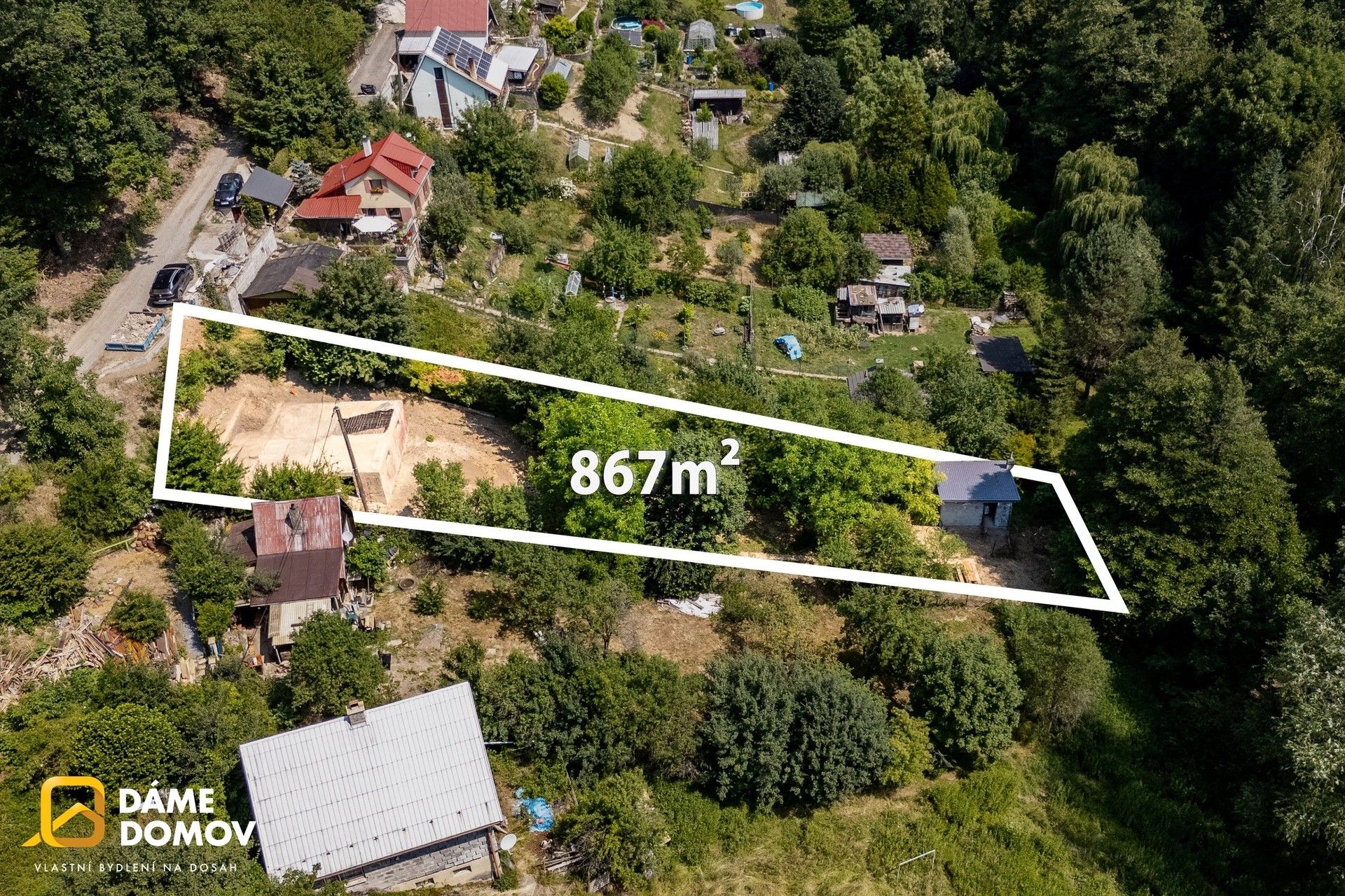Pozemek pro bydlení · 803 m² · Štákovy Paseky, Zlín - 3