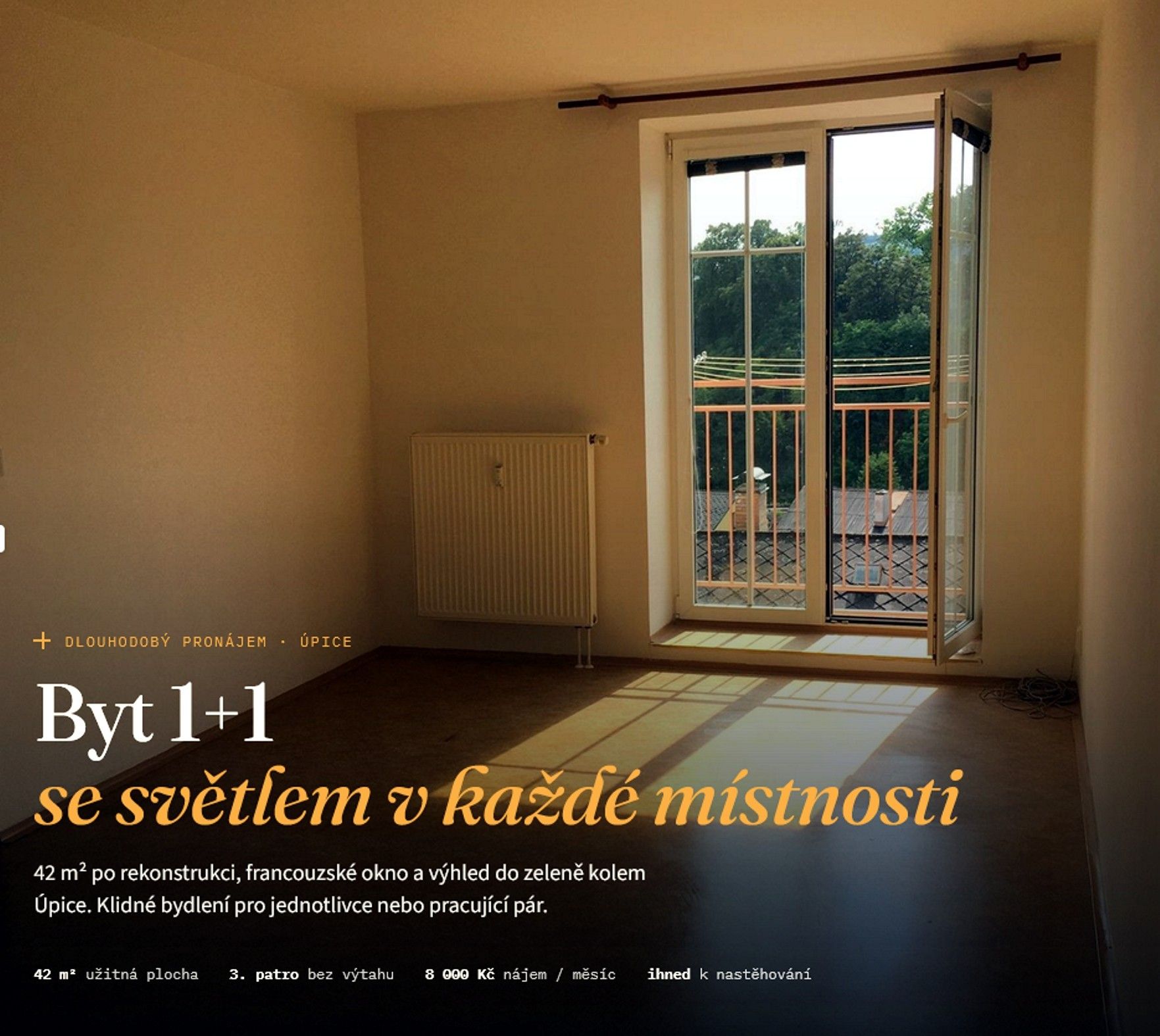 1+1, Úpice, 42 m² - 1