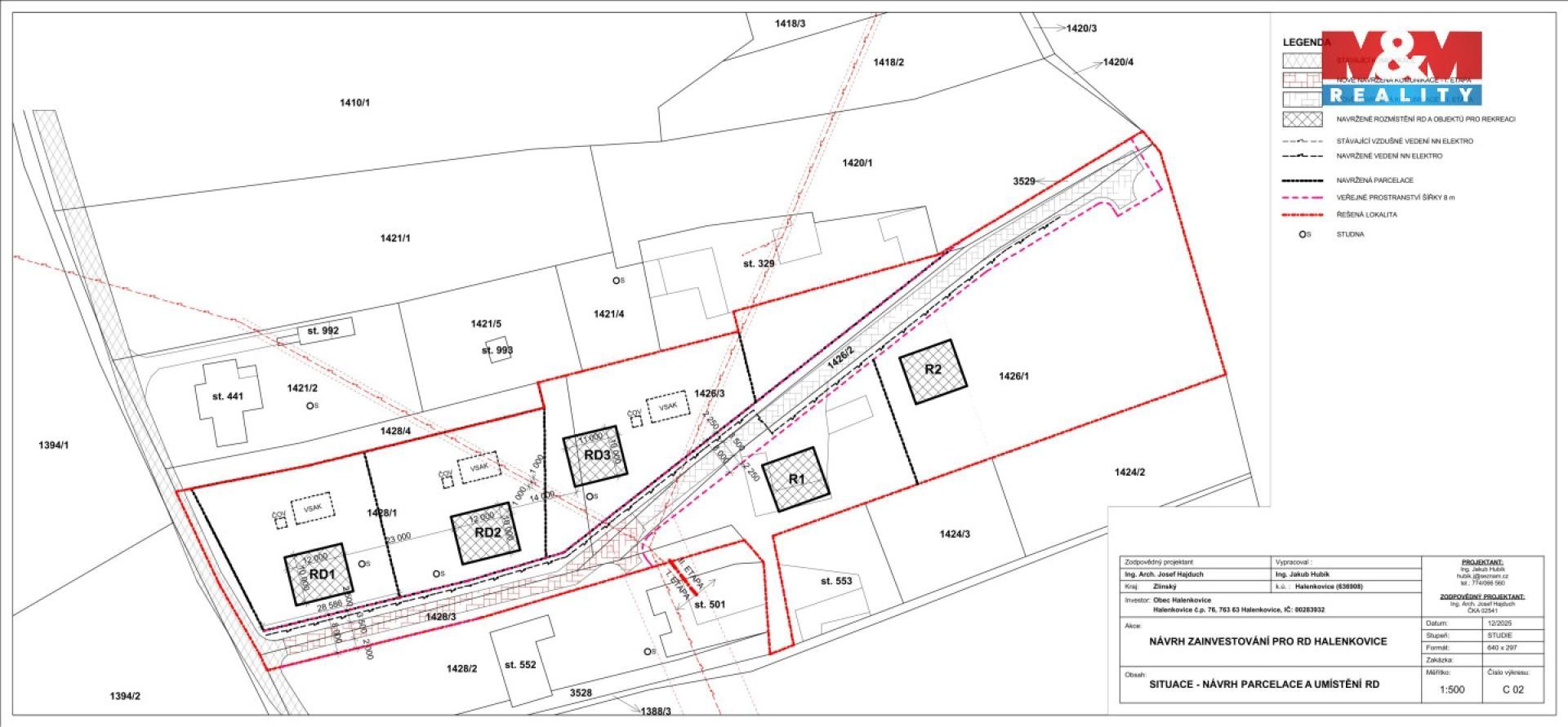 Prodej komerční pozemek - Halenkovice