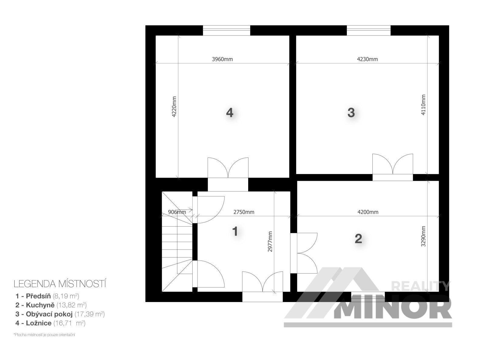 Prodej rodinný dům - Hrdlív, 56 m² - 5