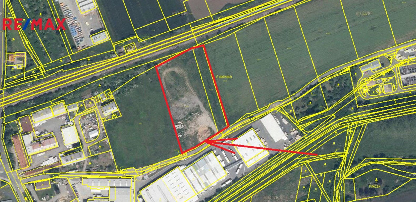 Prodej komerční pozemek - Průmyslová, Liblice, Český Brod, 10 226 m²