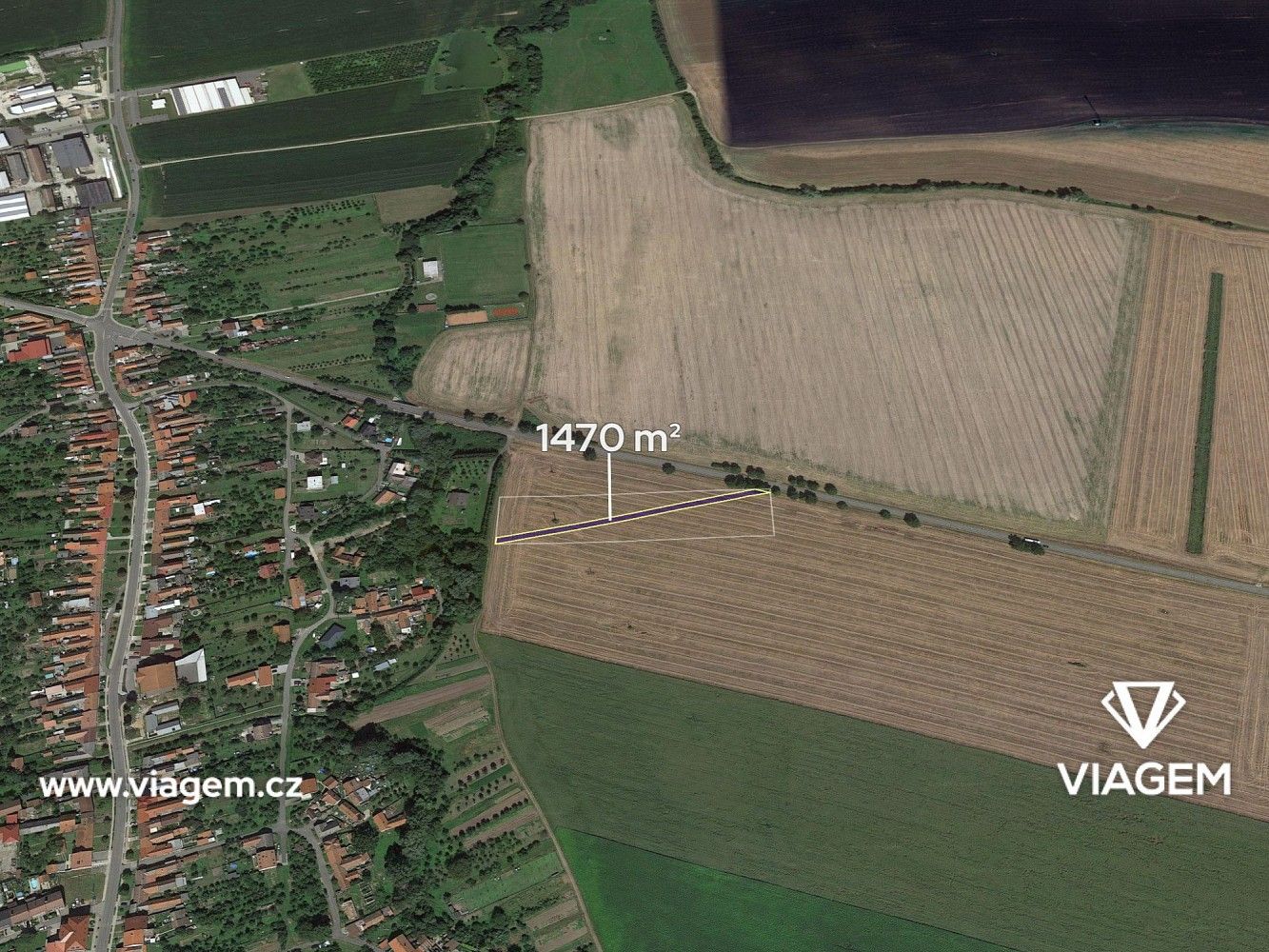 Zemědělské pozemky, Horní Němčí, okres Uherské Hradiště, Zlínský kraj