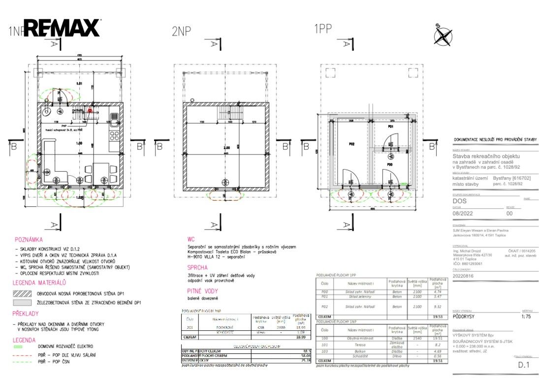 Zahrada · 405 m² · Bystřany - 4
