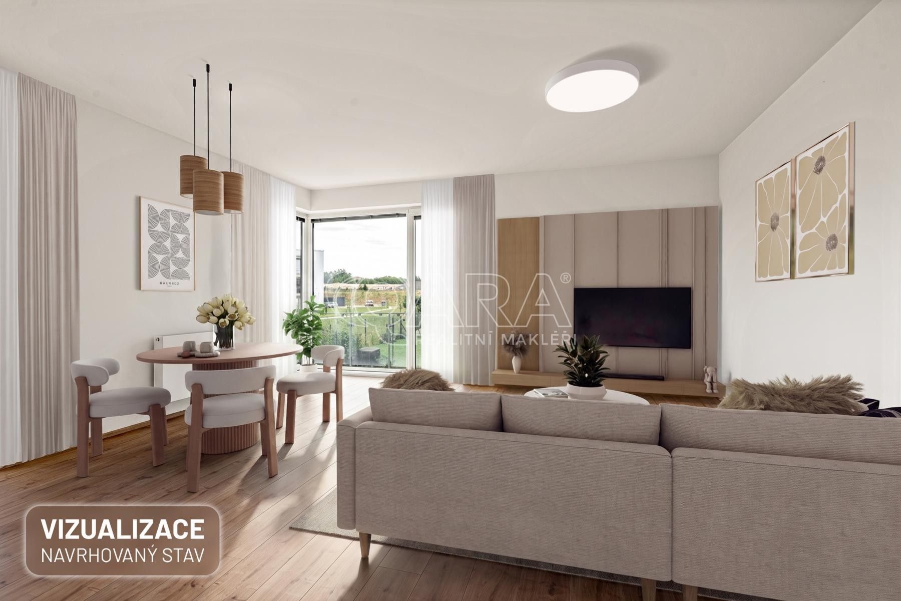 3+kk, Emy Destinové , Jinočany, 81 m² - 2