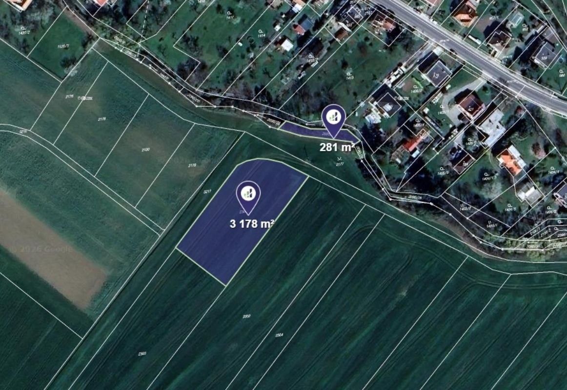 Zemědělský pozemek, 865 m²