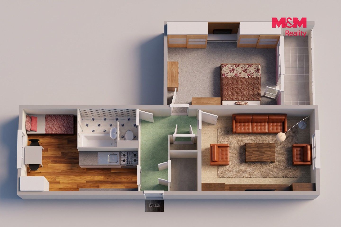 2+1, Palackého, Chodov, 56 m² - 2