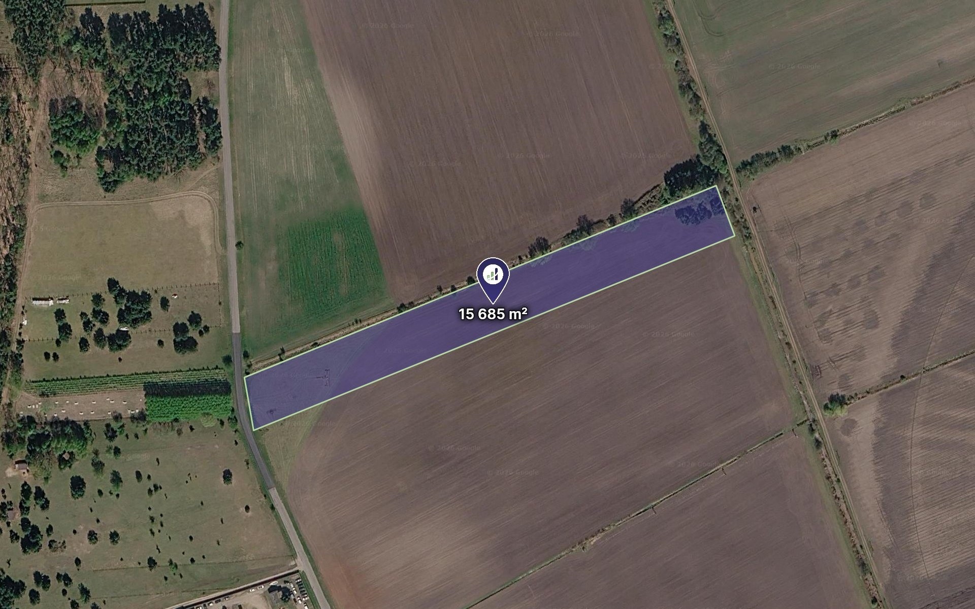 Louky, Kladruby nad Labem, 15 685 m² - 1
