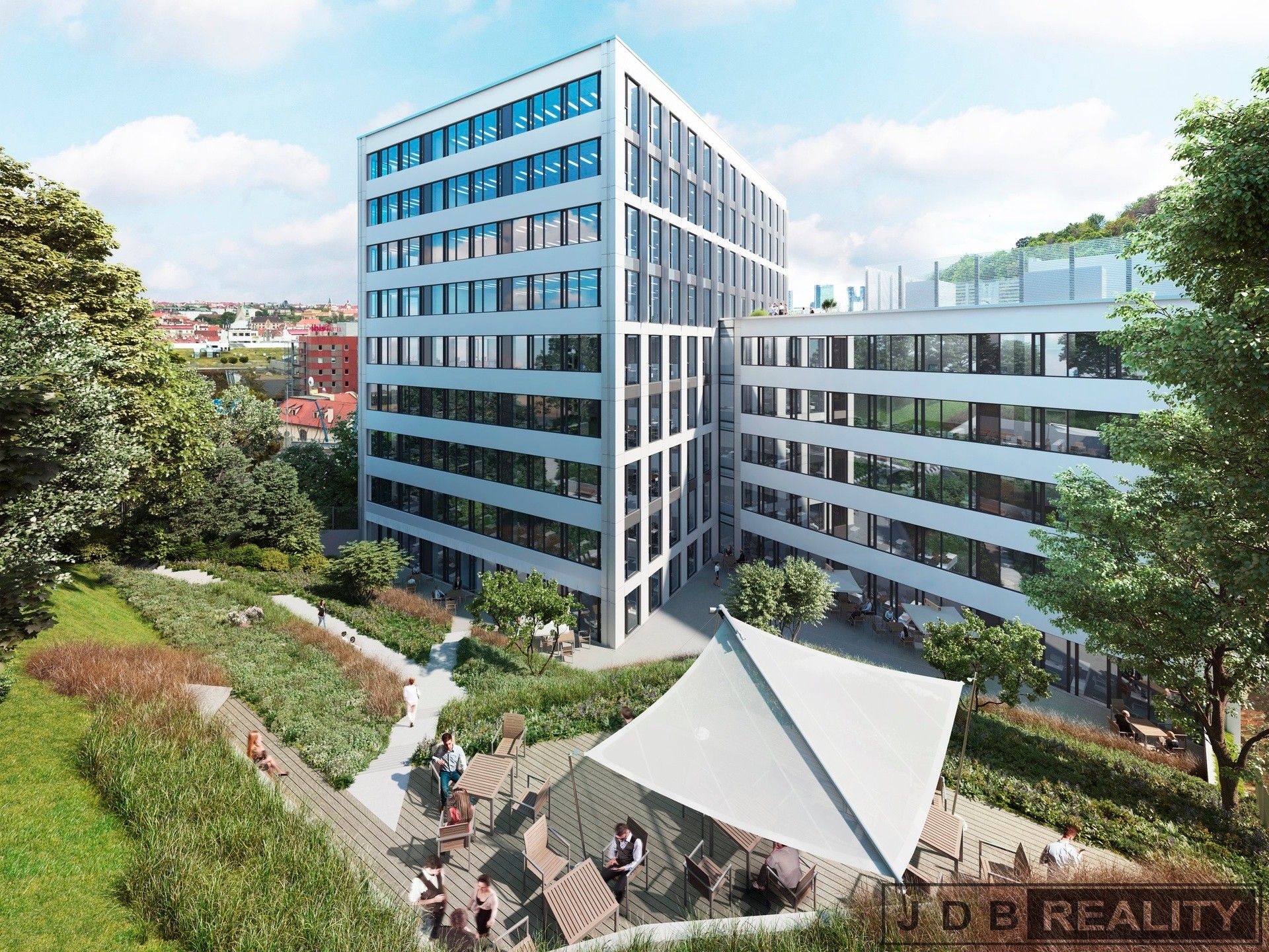 Kanceláře, Plzeňská, Praha, 60 m²