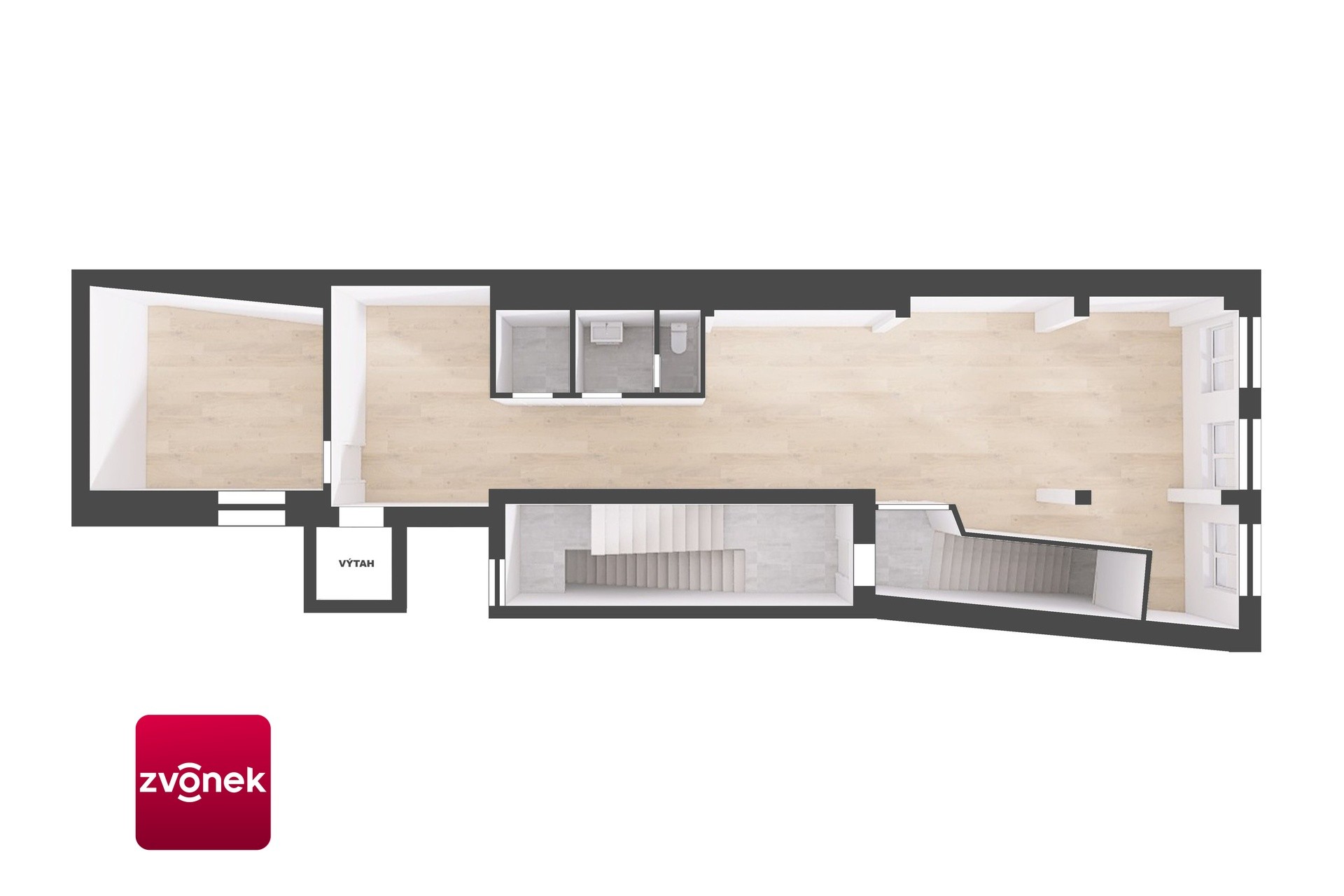 Obchodní prostory · 107 m² · Rašínova, Zlín - 4