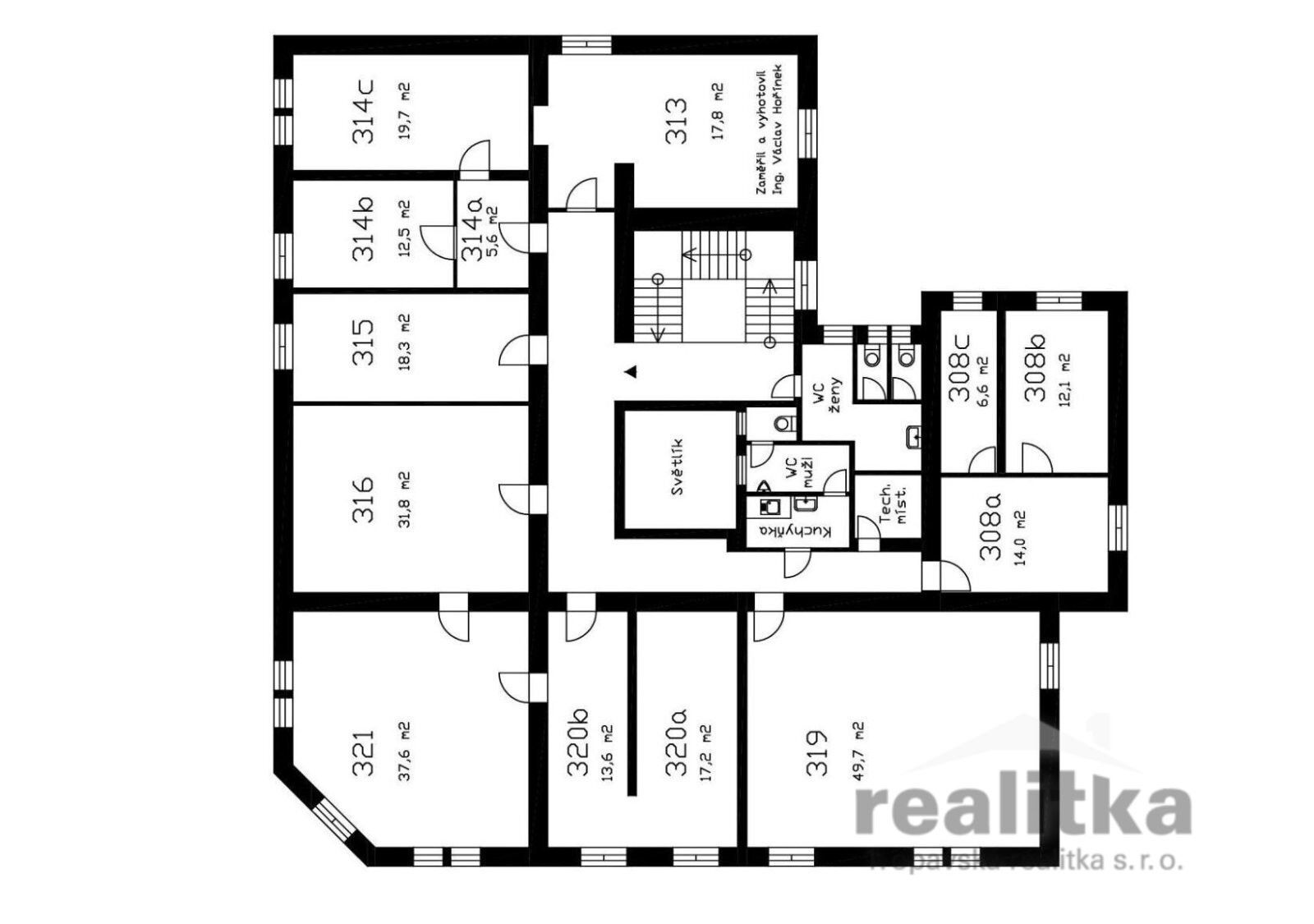 Pronájem kancelář - Husova, Opava, 200 m²