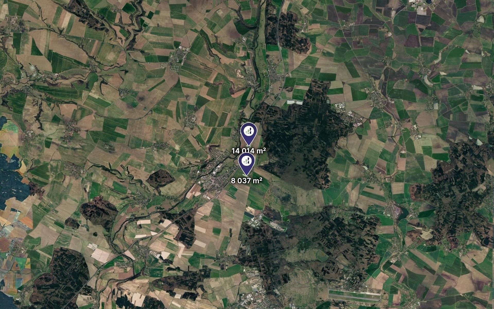 Zemědělské pozemky, Benátky nad Jizerou, 22 051 m² - 2