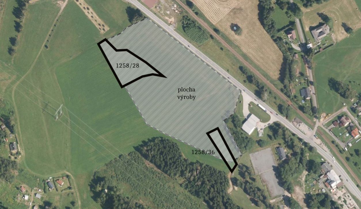 Prodej komerční pozemek - Borová