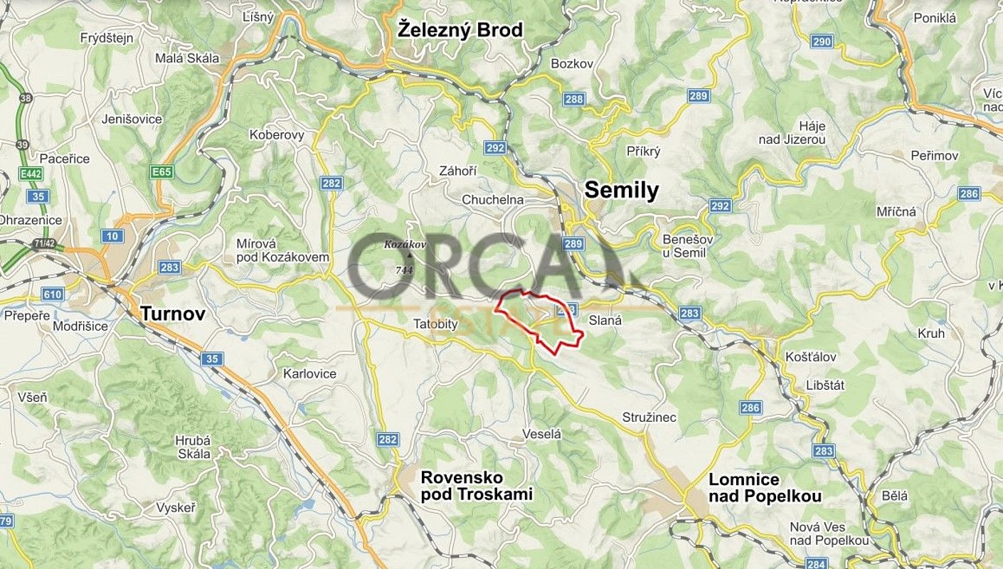 Louka · Slaná, okres Semily - 3