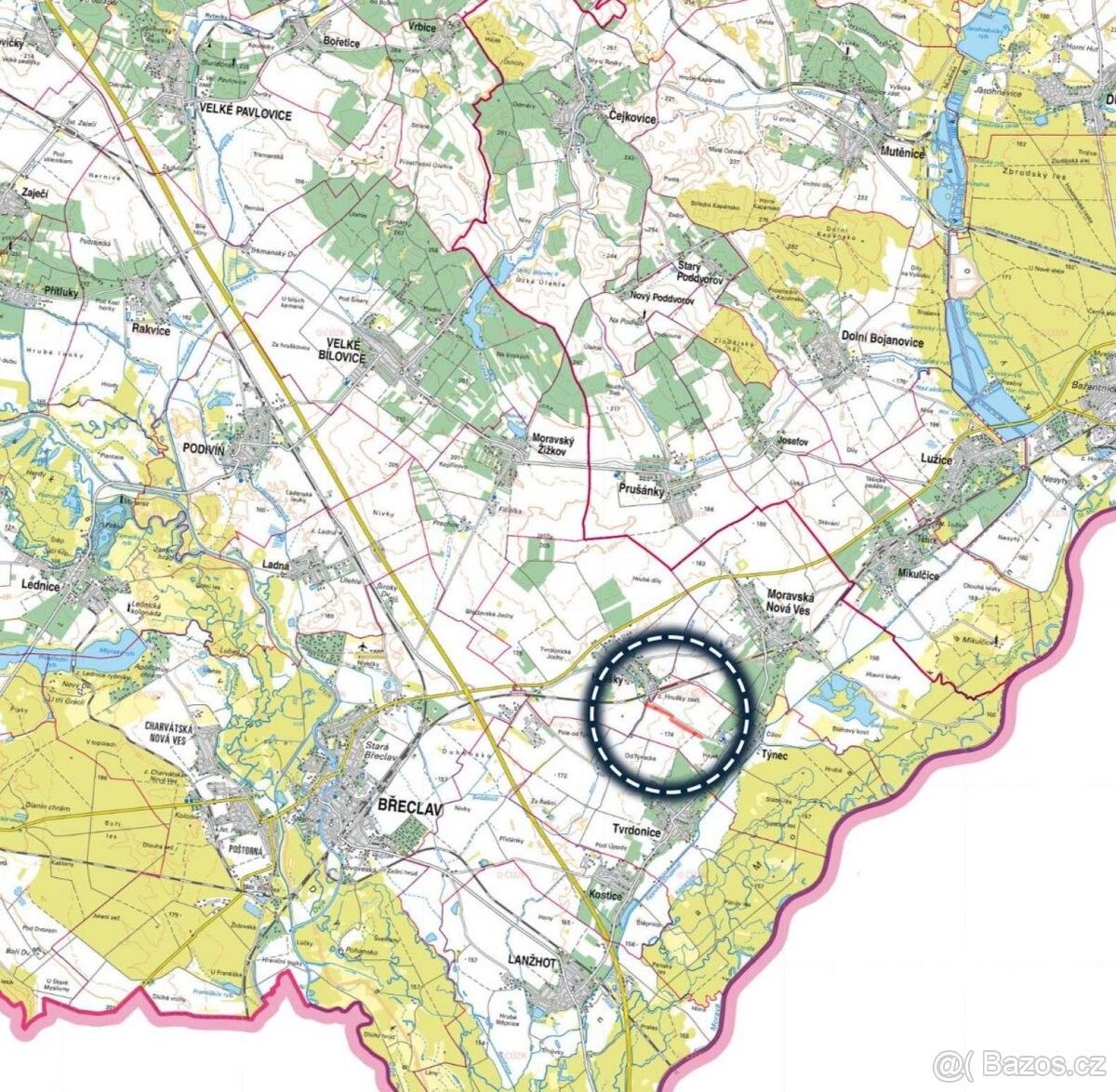 Prodej pozemek pro bydlení - Týnec u Břeclavě, 691 54