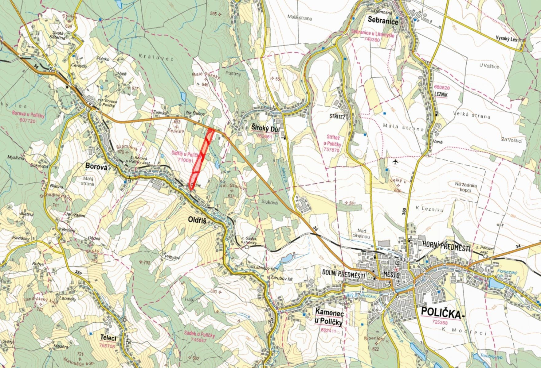 Zemědělské pozemky, Oldřiš - 2