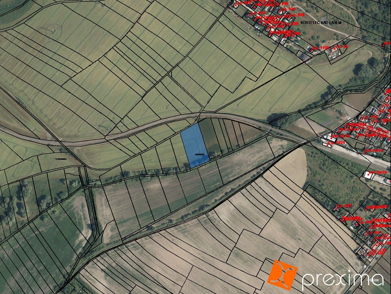 Zemědělské pozemky, Kostelec nad Labem, okres Mělník, Středočeský kraj - 1