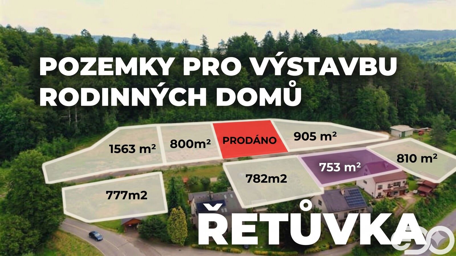 Pozemky pro bydlení, Řetůvka, 753 m²