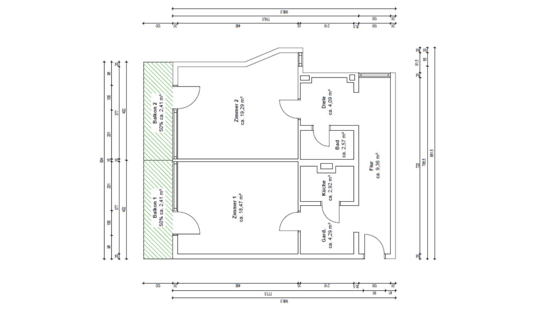 Byt 2+1 · 66 m² · Waldring 1a, , Bádensko-Württembersko - 4