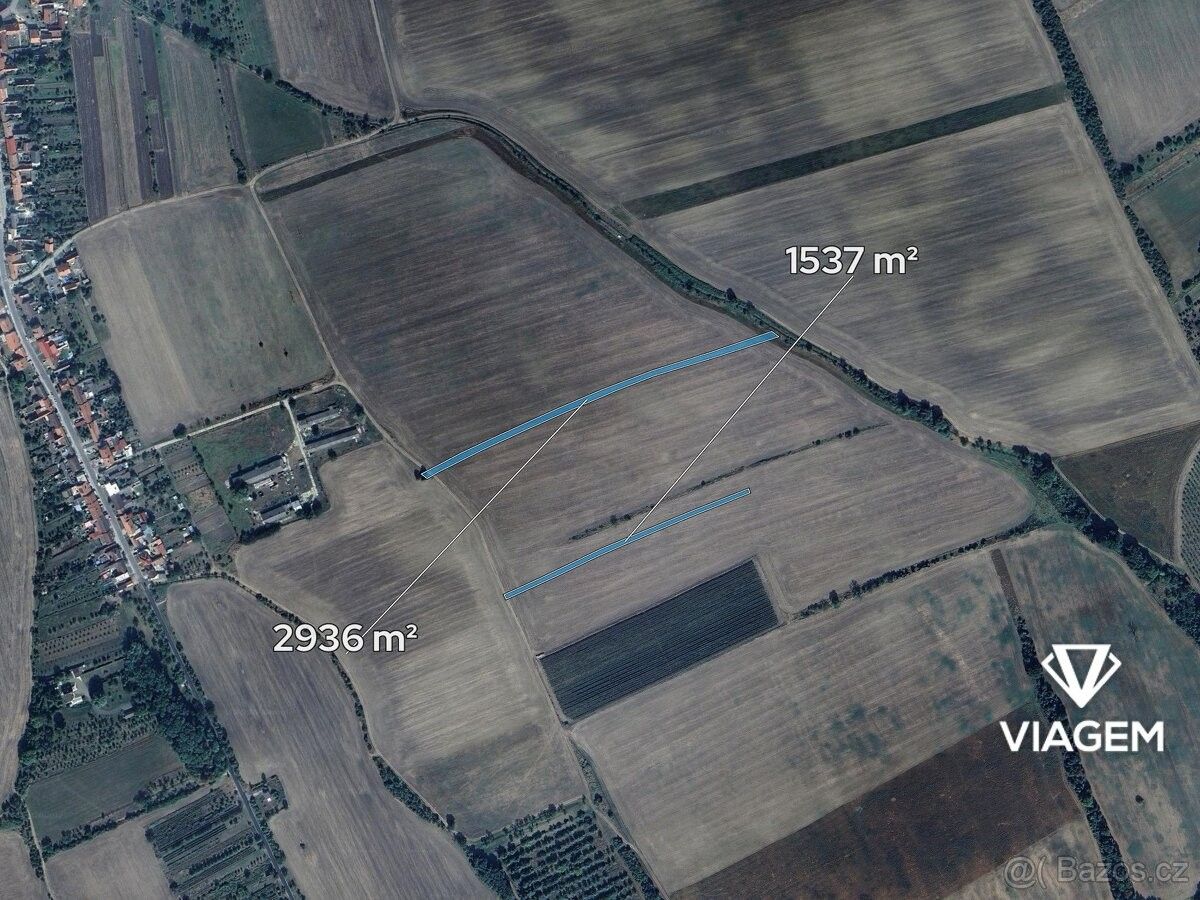 Stavební pozemek, Kněždub – pohled 2