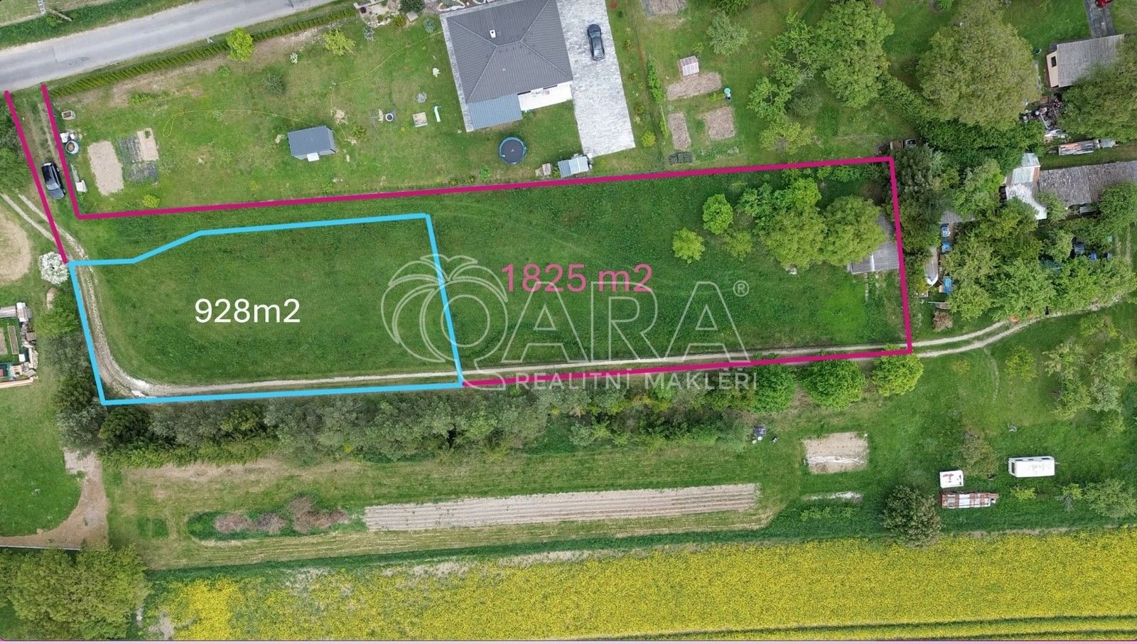 Prodej pozemek pro bydlení - Střemy, 928 m²