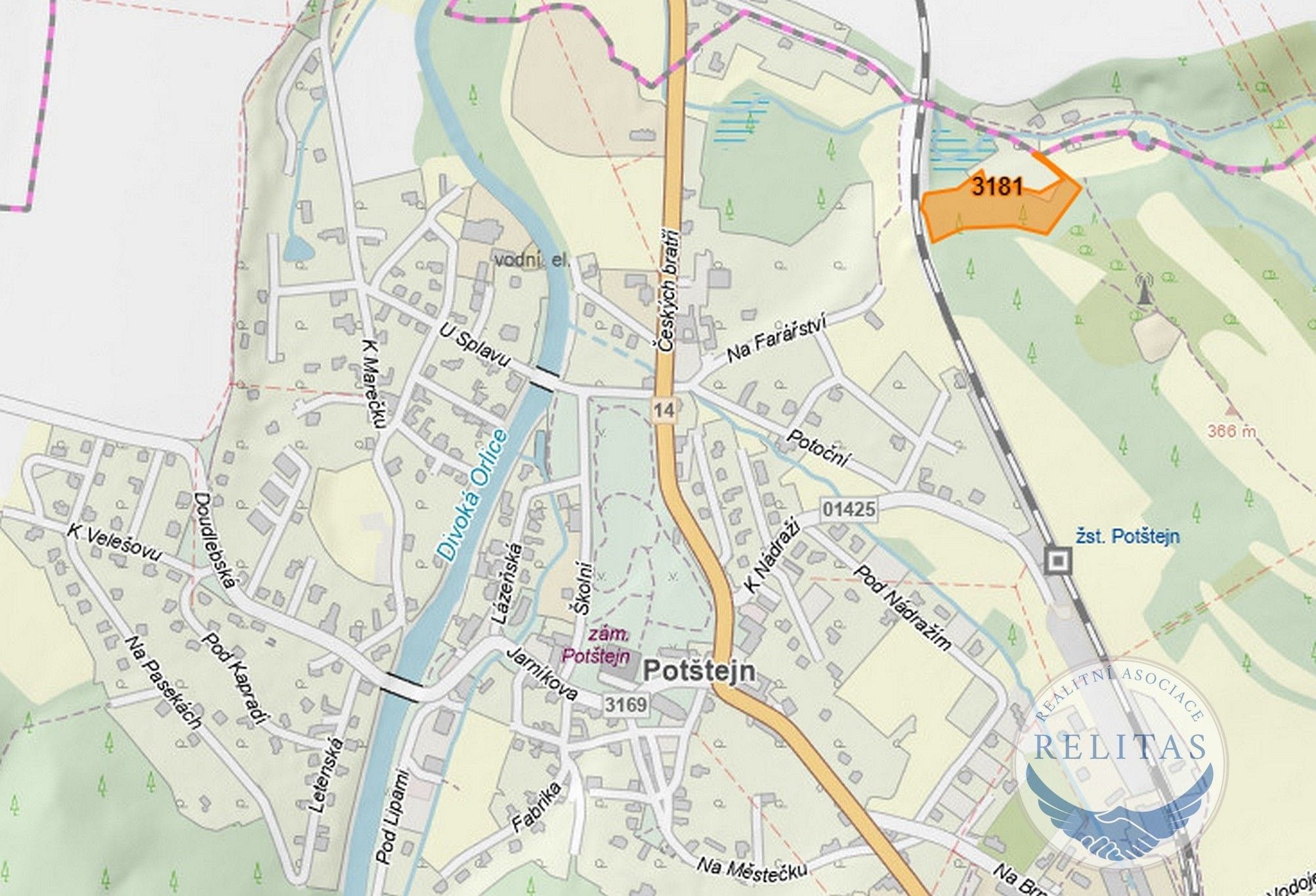 Louka, 7 937 m²
