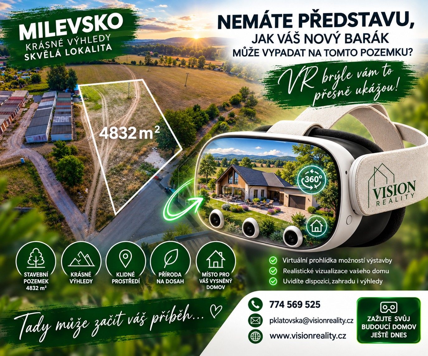 Pozemek pro bydlení · 4 832 m² · Milevsko - 3