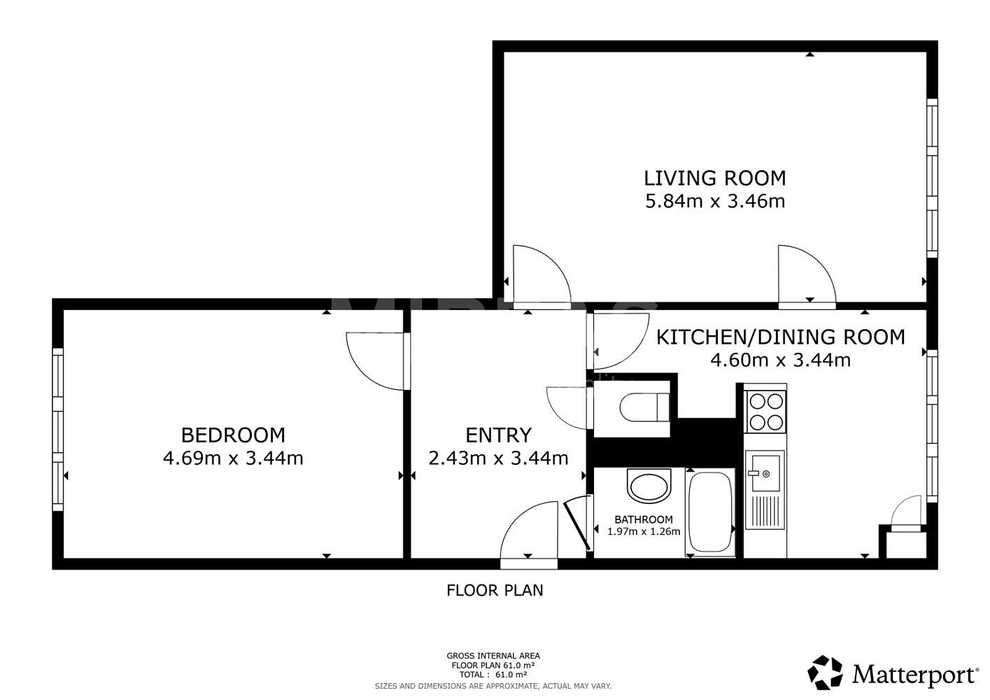2+1, Milovice - Mladá, okres Nymburk, Středočeský kraj, 60 m² - 2